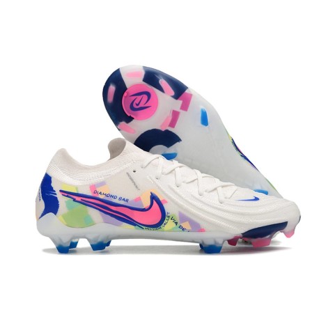 Nike Phantom Luna ii Elite Low FG Blanc Rose