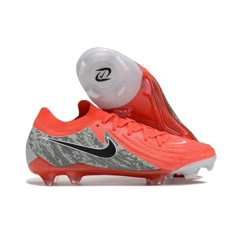 Nike Phantom Luna ii Elite Low FG Rouge Gris