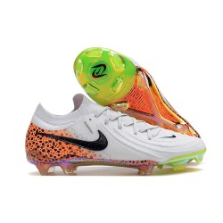 Nike Gripknit Phantom GX Elite FG Blanc Noir Orange
