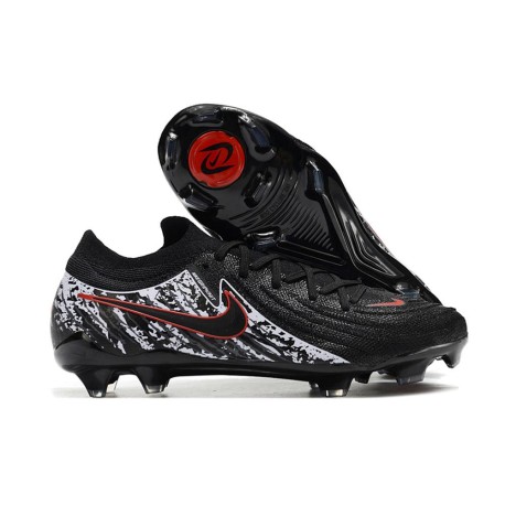 Nike Gripknit Phantom GX Elite FG Noir Blanc Rouge