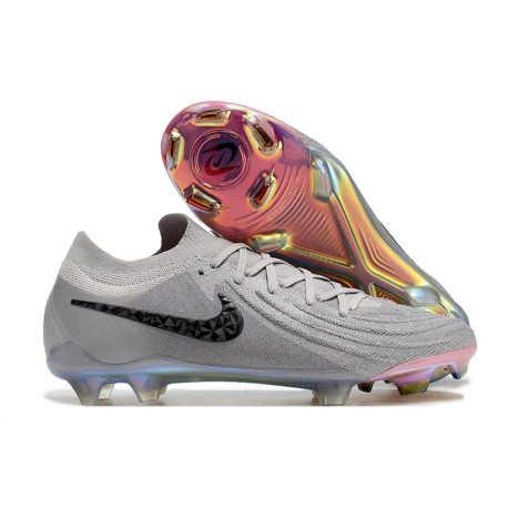 Nike Gripknit Phantom GX Elite FG Gris Atmosphère Noir