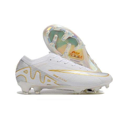 Nouvel Nike Zoom Mercurial Vapor XV Elite FG Blanc Or