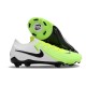 Nike Phantom GX 2 Elite FG Vert Blanc Noir