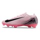 Chaussures Nike Mercurial Vapor XVI Elite FG Rose Noir
