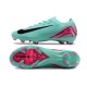 Chaussures Nike Mercurial Vapor XVI Elite FG Cyan Noir Rose