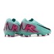 Chaussures Nike Mercurial Vapor XVI Elite FG Cyan Noir Rose