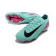 Chaussures Nike Mercurial Vapor XVI Elite FG Cyan Noir Rose