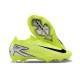 Chaussures Nike Mercurial Vapor XVI Elite FG Volt Noir Argent