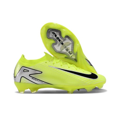 Chaussures Nike Mercurial Vapor XVI Elite FG Volt Noir Argent