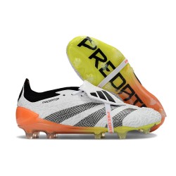 Crampon adidas Predator FT Elite FG Blanc Noir Orange