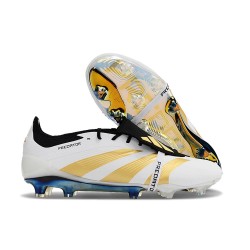 Crampon adidas Predator FT Elite FG Blanc Ftwr Or Métallique