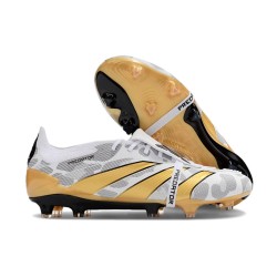 Crampon adidas Predator FT Elite FG Blanc Noir Or Mét