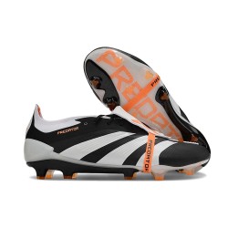 Crampon adidas Predator FT Elite FG Noir Blanc Orange