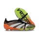 Crampon adidas Predator FT Elite FG Noir Blanc Orange Vert