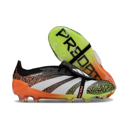 Crampon adidas Predator FT Elite FG Noir Blanc Orange Vert
