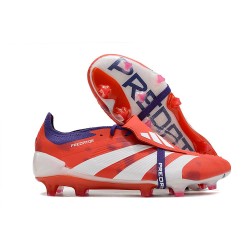 Crampon adidas Predator FT Elite FG Rouge Blanc