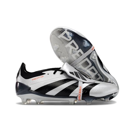 Crampon adidas Predator FT Elite FG Argent Noir