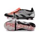 Crampon adidas Predator FT Elite FG Noir Argent Rouge