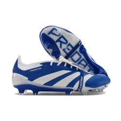 Crampon adidas Predator FT Elite FG Bleu Blanc