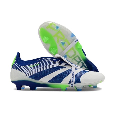 Crampon adidas Predator FT Elite FG Blanc Bleu Vert