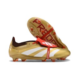 Crampon adidas Predator FT Elite FG Or Blanc Rouge