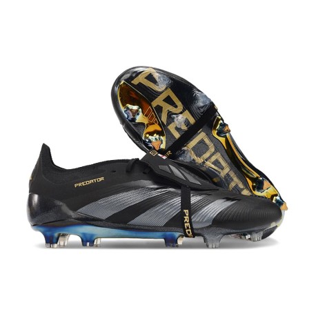 Crampon adidas Predator FT Elite FG Noir Carbone Or Métallique