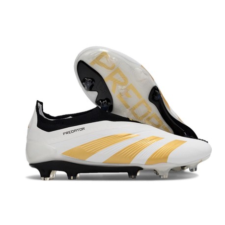 adidas Predator Elite LL FG Neuf Blanc Or