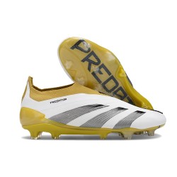 adidas Predator Elite LL FG Neuf Blanc Or Gris