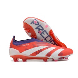 adidas Predator Elite LL FG Neuf Rouge Blanc