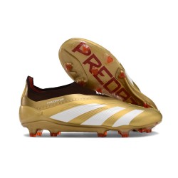 adidas Predator Elite LL FG Neuf Or Blanc