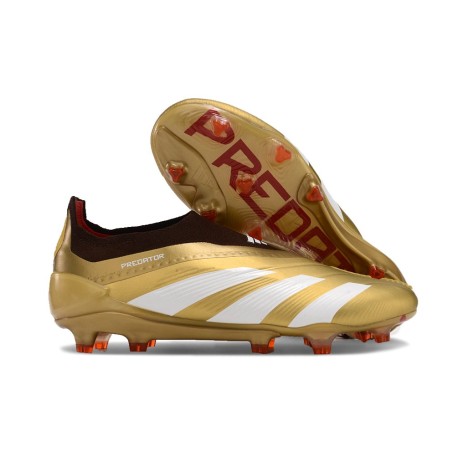 adidas Predator Elite LL FG Neuf Or Blanc