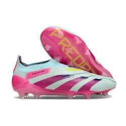 adidas Predator Elite LL FG Neuf Bleu Très Pâle Rose Lucide Jaune Semi Solaire