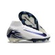 Nike Zoom Mercurial Superfly 10 Elite FG Blanc Bleu