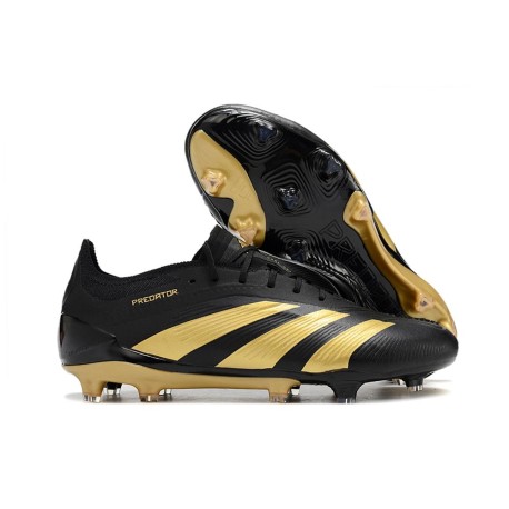 Crampon adidas Predator 24 Elite FG Noir Or