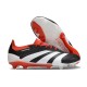 Crampon adidas Predator 24 Elite FG Noir Blanc Rouge