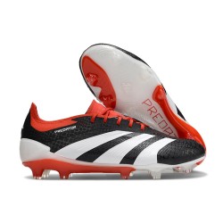 Crampon adidas Predator 24 Elite FG Noir Blanc Rouge