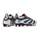 Crampon adidas Predator 24 Elite FG Argent Noir Rouge