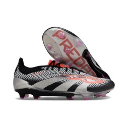 Crampon adidas Predator 24 Elite FG Noir Blanc Orange