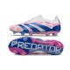 Crampon adidas Predator 24 Elite FG Blanc Bleu Rose