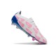 Crampon adidas Predator 24 Elite FG Blanc Bleu Rose