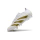 Crampon adidas Predator 24 Elite FG Blanc Or