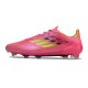 adidas F50 Elite FG Homme Rose Jaune