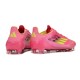 adidas F50 Elite FG Homme Rose Jaune