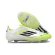 adidas F50 Elite FG Homme Blanc Noir Volt