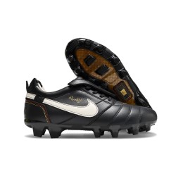 Crampon Nike Tiempo Legend X Elite FG R10 Noir Blanc