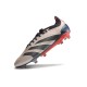 Crampon adidas Predator 24 Elite FG Platin Métallique Noir Aurore Carbone