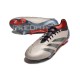 Crampon adidas Predator 24 Elite FG Platin Métallique Noir Aurore Carbone