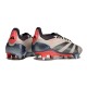 Crampon adidas Predator 24 Elite FG Platin Métallique Noir Aurore Carbone