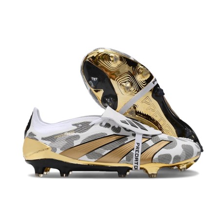 Crampon adidas Predator FT Elite FG Blanc Or Gris