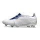 Adidas Predator Fold-over Tongue Elite FG Blanc Argent Métallique Royal Vif